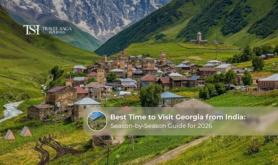 Indian travellers exploring Georgia during the best travel season in 2026