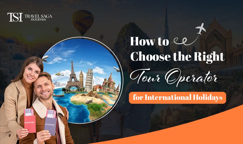 Traveller comparing tour operator packages and reviews before booking a holiday