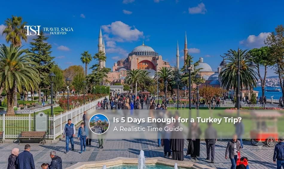 Travellers exploring Istanbul, Cappadocia, and iconic Turkish landmarks during a 5-day Turkey trip