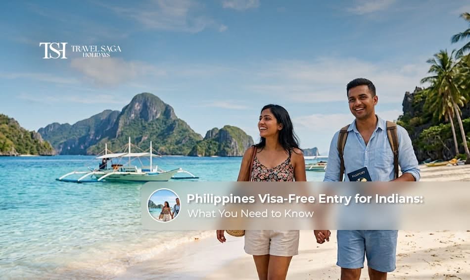 Philippines visa-free entry for Indian travellers arriving to explore beautiful islands and popular tourist attractions.