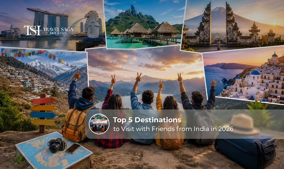 Top 5 destinations to visit with friends from India in 2026 with tour deals